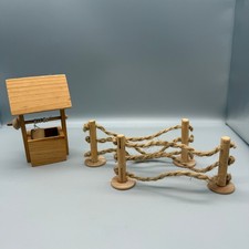 Dollhouse Wooden Wishing Well
