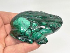 3.18" POLISHED MALACHITE FROG