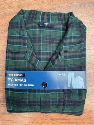 Men green blue checked - m&s,