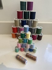 Large Selection of Coloured Cottons for Sewing and Crafts Various Sizes