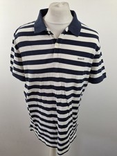 Mens Gant Polo Shirt Blue