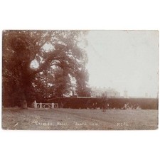 EVENLEY HALL South View nr Brackley, Northamptonshire RP Postcard Posted 1912