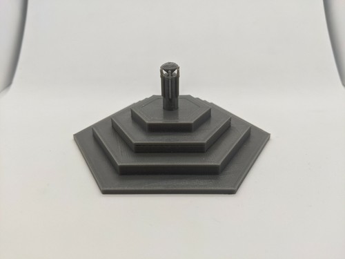 Crystal pedestal statue plinth - crystal,