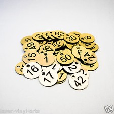50 Laser Engraved Number