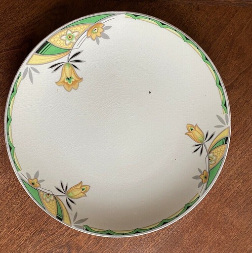 Vtg rare plate yellow - rare, in.)