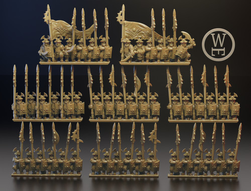 Eastern dragon warriors 10mm - eastern,