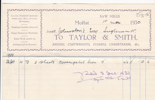 Saw mills moffat taylor - moffat,