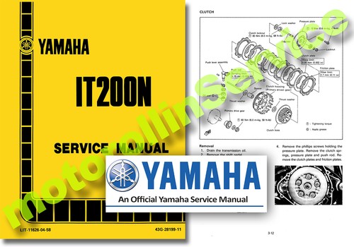 Yamaha it200n manual workshop - yamaha,