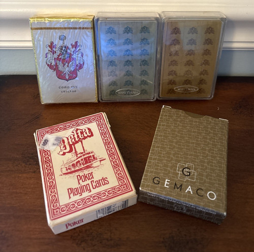 Vintage playing cards lot - playing,
