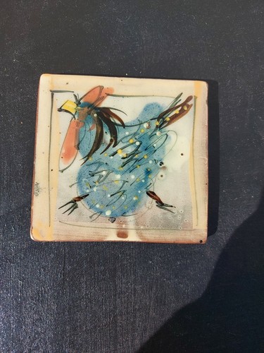 Studio pottery hand painted - studio,
