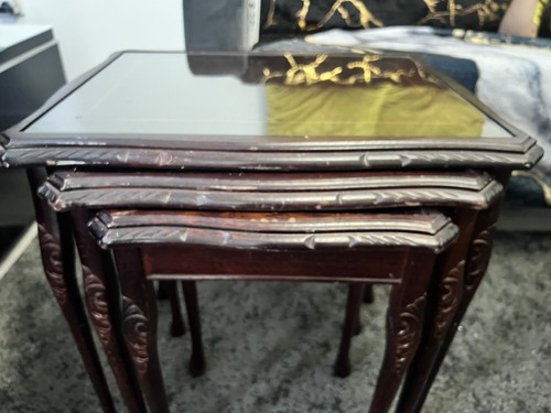 Nest tables mahogany - nest, of