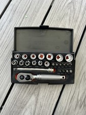 NEW BAHCO SL25 1/4" 25 Piece Metric Drive Ratchet Socket Screwdriver Bit Set