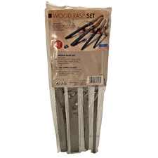 Powerfix 4 Piece Rasp Set Metal Ash Wood Handles See Photos For Measurements