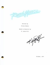 KELLY LYNCH SIGNED AUTOGRAPH ROAD HOUSE FULL MOVIE SCRIPT - W/ PATRICK SWAYZE