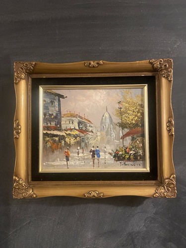 Burnett signed oil on - j,