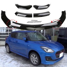 Black Front Bumper Lip Spoiler