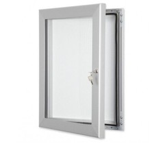 External lockable poster case
