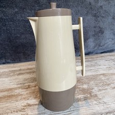 Vintage Brown Aladdin Vacuum Jug Pitcher with tag 32 FL.OZ Camper Van 