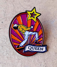 Queen Freddie Mercury Metal Enamel Pin Badge Killer Freddy Music Rock Band Star