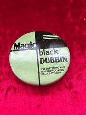 Vintage Magic Black Dubbin tin with contents