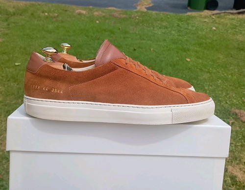 Common projects low suede tan - projects,