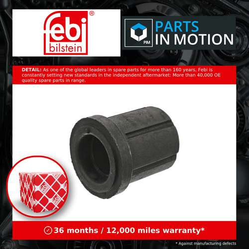 Leaf spring bush - bush, fits