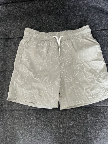 Khaki white floral board - khaki/white,