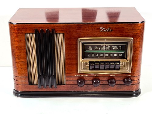 Restored vintage delco r1181 - restored,