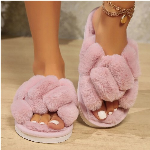Ladies womens faux fur fluffy - ladies,
