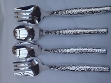 4 x elegant silver serving 2