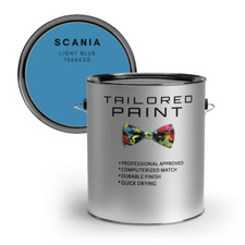 1L SCANIA LIGHT BLUE 1366620 1K Enamel Paint Truck Lorry Commerical