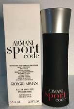 Armani Code Sport Giorgio Armani Men Eau de Toilette 75ml New in Factory (T) Box