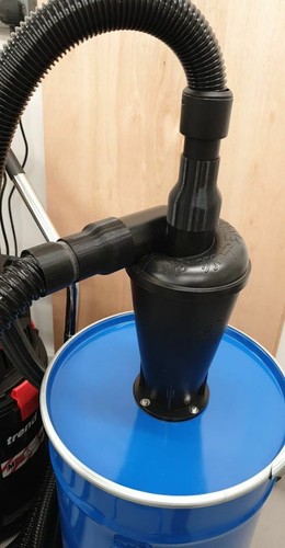 Adapter for cyclone dust
