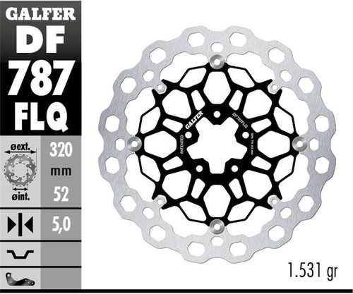 Galfer front brake disc - brake,