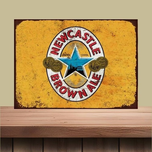 Newcastle brown ale wall - ale, sign