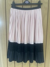 Zara Pleated Rose Pink & Black