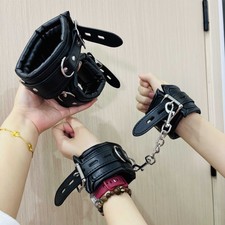 Black Handcuffs Ankle Cuffs
