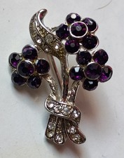 Vintage Flower Bouquet Brooch