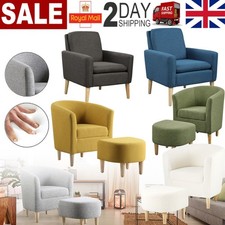 Modern Tub Sofa Couch Fabric