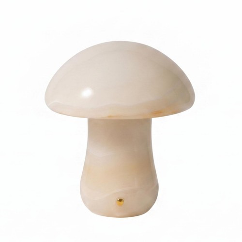 Stone toadstool inspired lamp - toadstool-inspired,