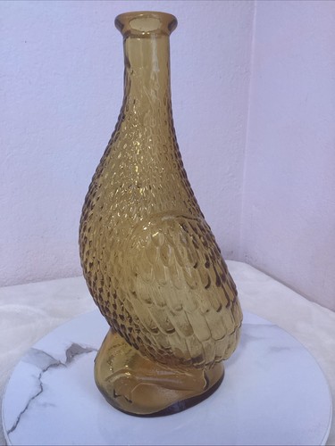 Vintage empoli amber glass - vintage,