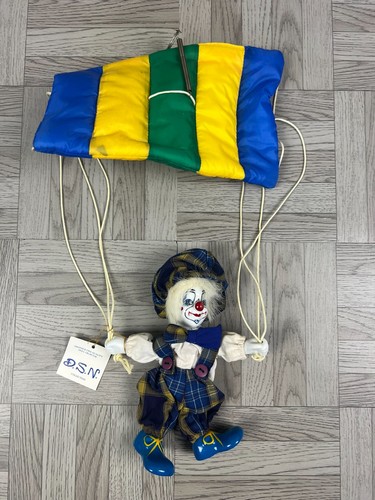 Vintage hanging clown with - vintage,