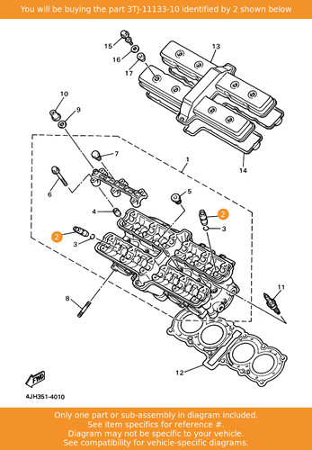 Yamaha guide valve - guide,,