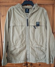 Ma Strum Mens GD Sand Cotton Hooded Zip Jacket Size XL