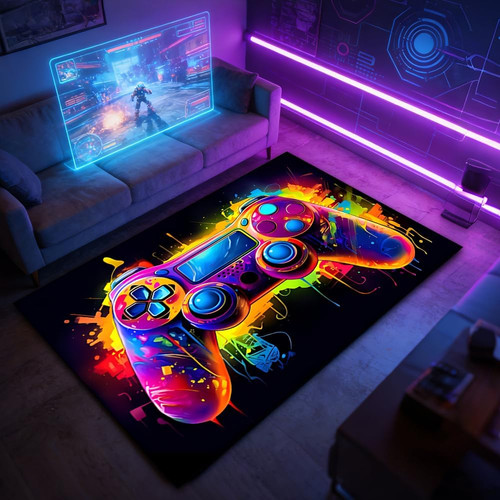 Gaming rug for boys - rug, bedroom