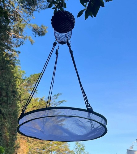 Large hanging wild bird feeder - hanging,