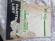 norton 750 commando parts list