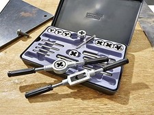 Powerfix Profi Machine Screw Tap/Threading & Die Set 20 Pieces