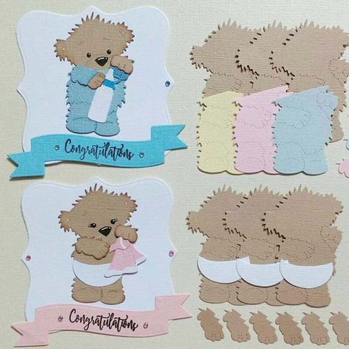 Baby bear metal cutting - metal, dies