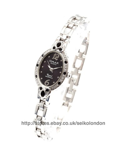 Omax ladies diamonte - diamonte, watch